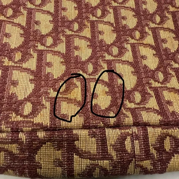 Dior Maroon and Tan Crossbody Bag - Picture 10 of 10